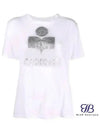 Zwell Logo Print Short Sleeve T-Shirt White - ISABEL MARANT - BALAAN 2