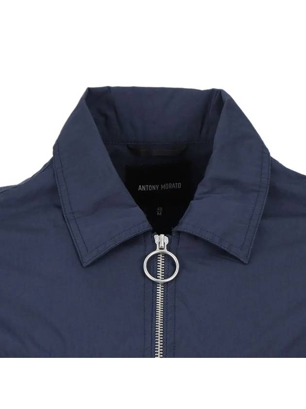 Dark blue collar neck jumper - IKALOOOK - BALAAN 4