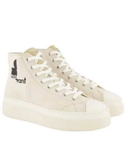 Austen High Top Sneaker Beige - ISABEL MARANT - BALAAN 2