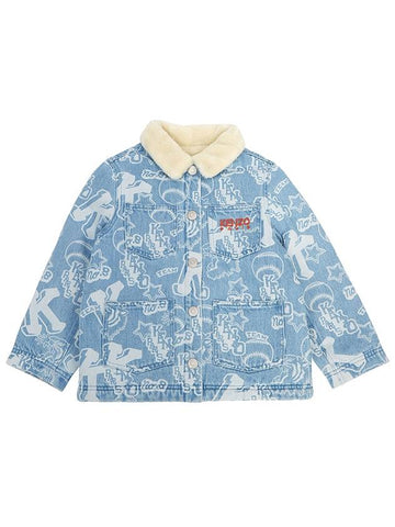 Kids denim jacket K26107 Z74 6A12A adult wearable - KENZO - BALAAN 1