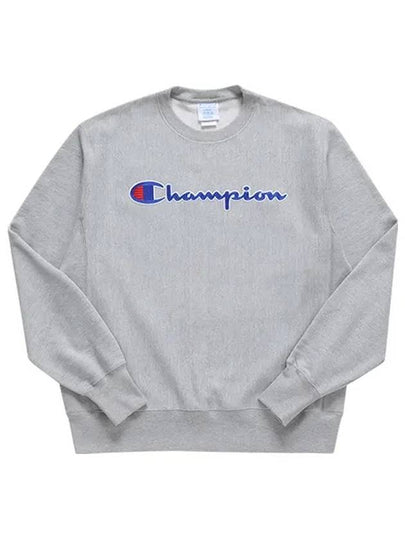 Sweatshirt GF70 Y07471 1IC Reverse Weave Script Graphic Logo Men s - CHAMPION - BALAAN 2