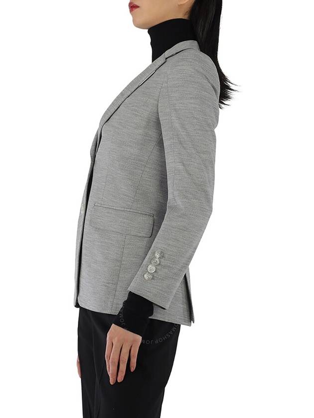 Melange Technical Wool Jersey Blazer Jacket Gray - BURBERRY - BALAAN 3