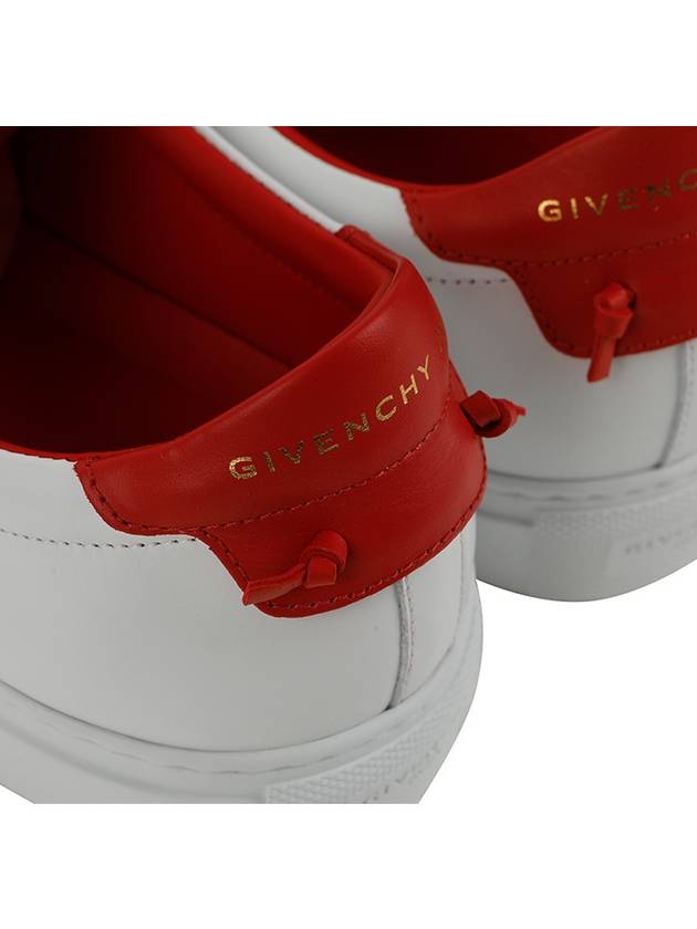 Urban Street Red Tab Low Top Sneakers White - GIVENCHY - BALAAN 8