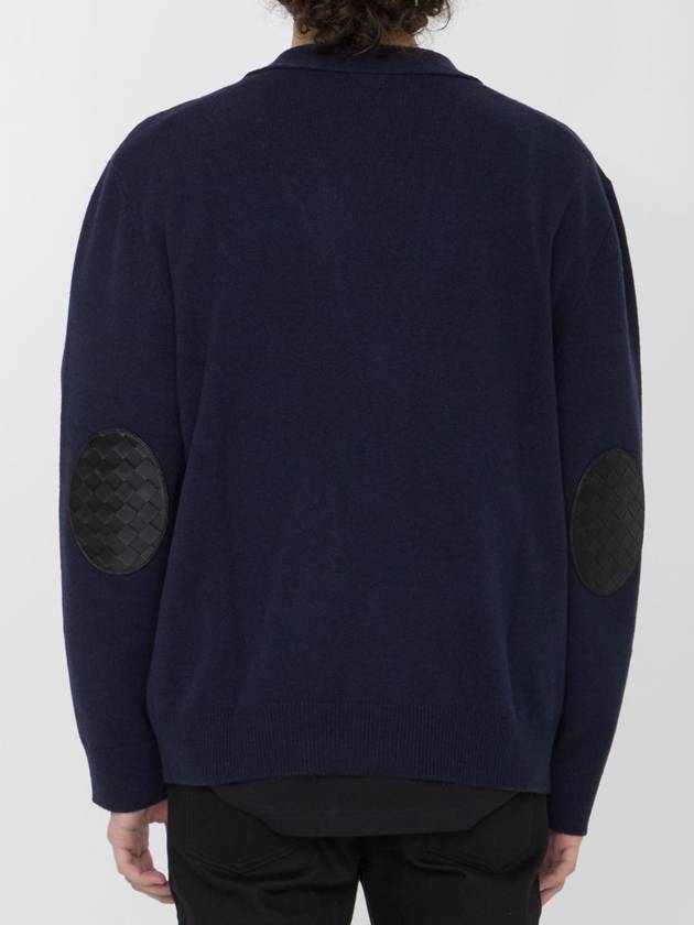 Classic Cashmere Cardigan Navy - BOTTEGA VENETA - BALAAN 5