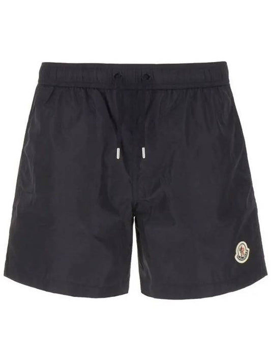 Moncler Logo Swim Shorts Night Blue - MONCLER - BALAAN 2