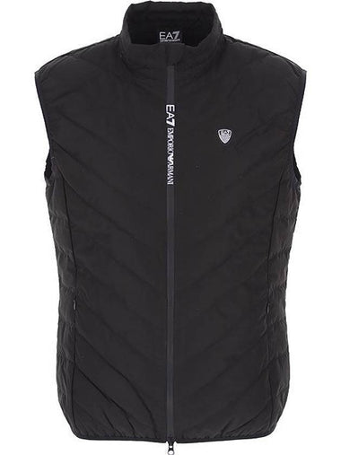 Core Identity Padded Vest Black - EMPORIO ARMANI - BALAAN 1