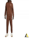 Nike Club Men's Fleece GX Track Suit Brown - NIKE - BALAAN 2