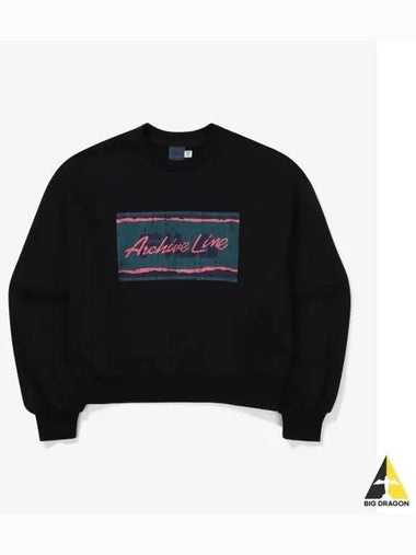 Archive Semi Crop Sweatshirt FE2POF6101FBLK - FILA - BALAAN 1