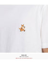 Speedy Fox Patch Comfort Short Sleeve T-Shirt White - MAISON KITSUNE - BALAAN 7