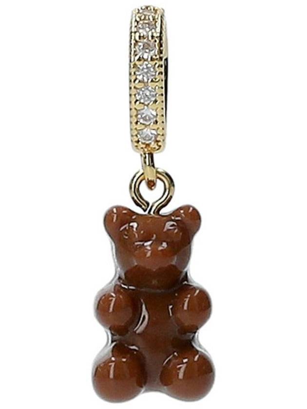 Nostalgia Bear Pendant NOSTALGIABEAR PAVECHOCOLATE - CRYSTAL HAZE - BALAAN 5