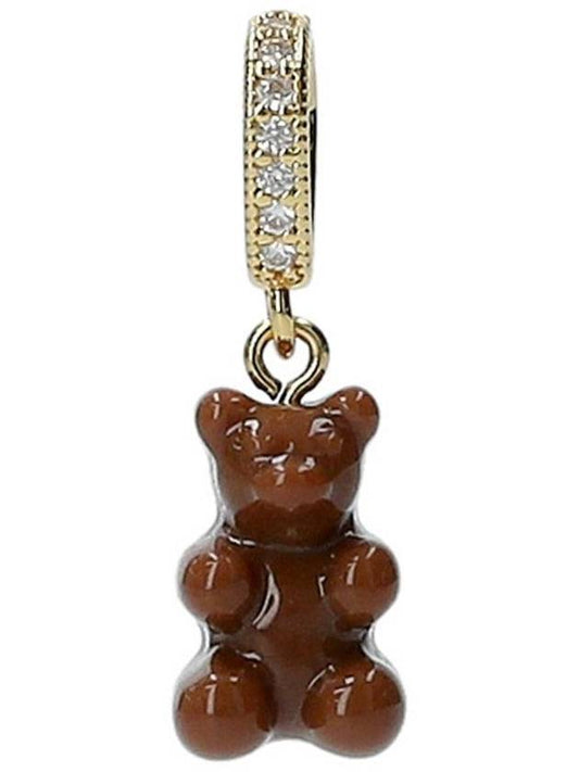 Nostalgia Bear Pendant NOSTALGIABEAR PAVECHOCOLATE - CRYSTAL HAZE - BALAAN 1