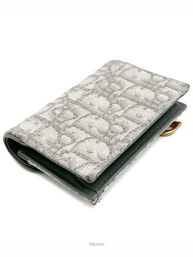 Oblique Saddle Card Wallet - DIOR - BALAAN 3