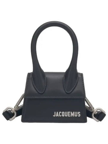 Jacquemus Mini Le Chiquito Homme Shoulder Bag Black - JACQUEMUS - BALAAN 1