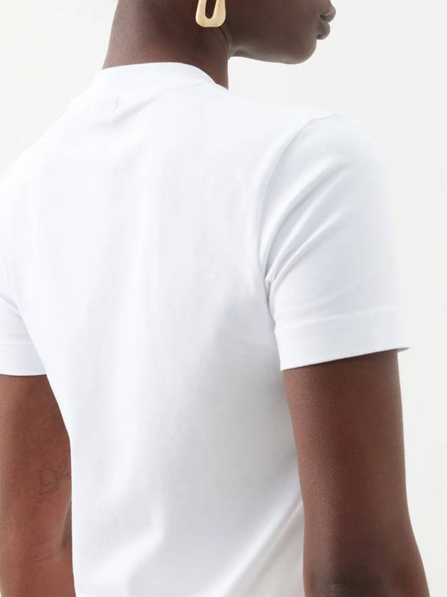 Le Gros Grain Short Sleeve T-Shirt White - JACQUEMUS - BALAAN 7