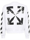 Caravaggio Arrow Sweatshirt White - OFF WHITE - BALAAN 4