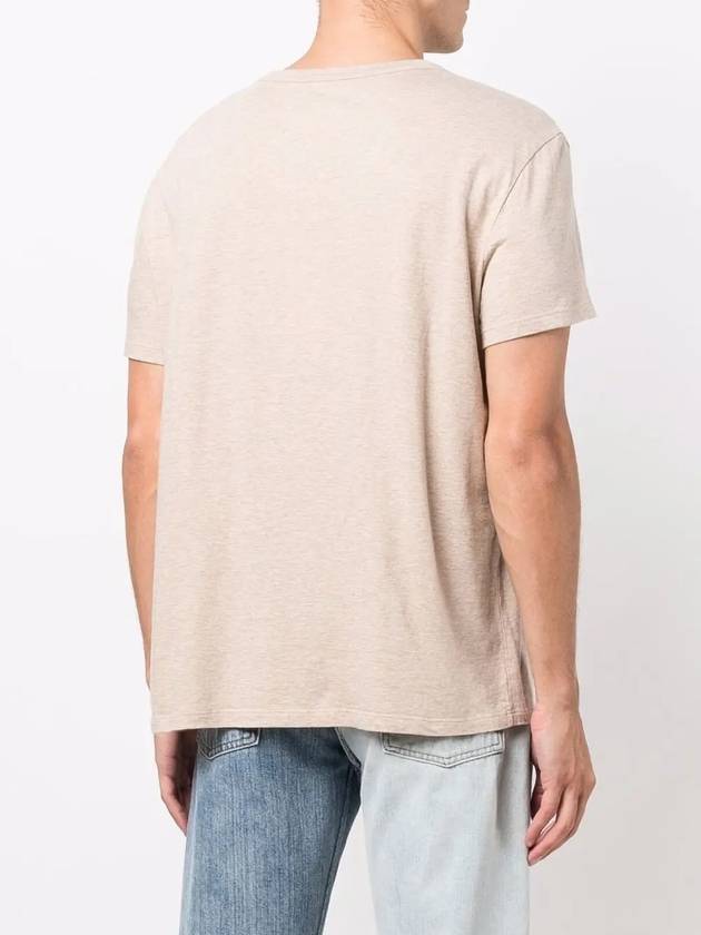 Reverse Logo Short Sleeve T-Shirt Beige - MAISON MARGIELA - BALAAN 5