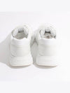 Leather Re-Nylon High Top Sneakers White - PRADA - BALAAN 4