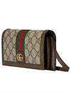 Ophidia GG Mini Bag Beige Ebony - GUCCI - BALAAN.