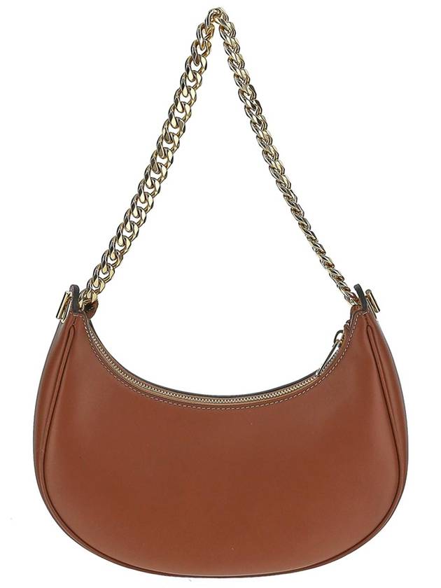 Abba Calfskin Medium Chain Shoulder Bag Tan - CELINE - BALAAN.