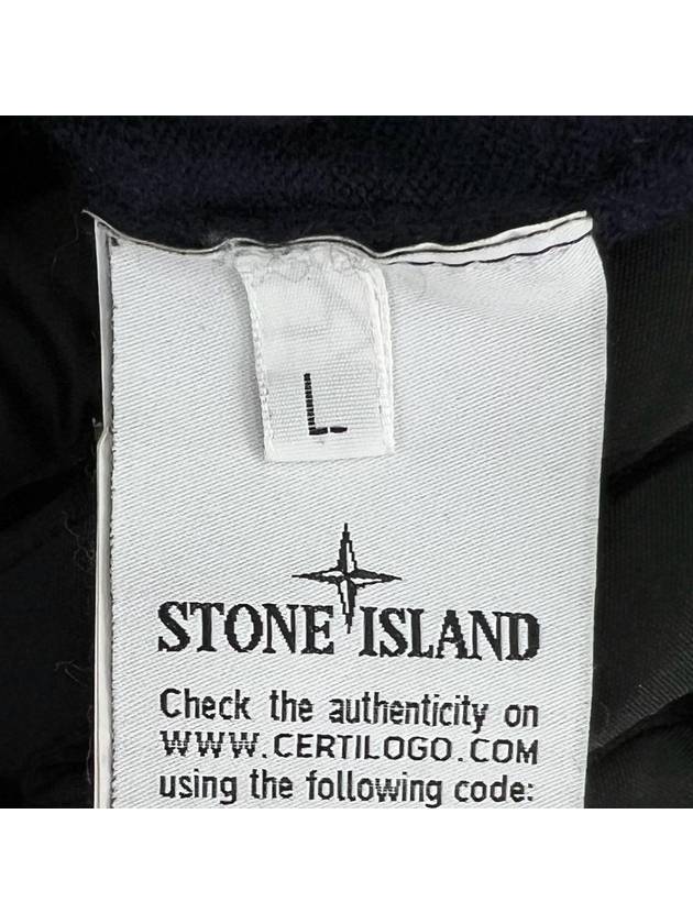 Logo wappen knit navy L size - STONE ISLAND - BALAAN 6