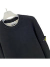 Waffen Patch Crew Neck Sweatshirt Black - STONE ISLAND - BALAAN 3