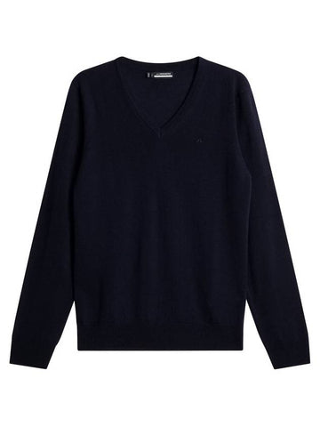 Women's Amaya Knit Sweater Navy - J.LINDEBERG - BALAAN 1