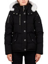 Original Threequarter Jacket White Fur Black - MOOSE KNUCKLES - BALAAN 2