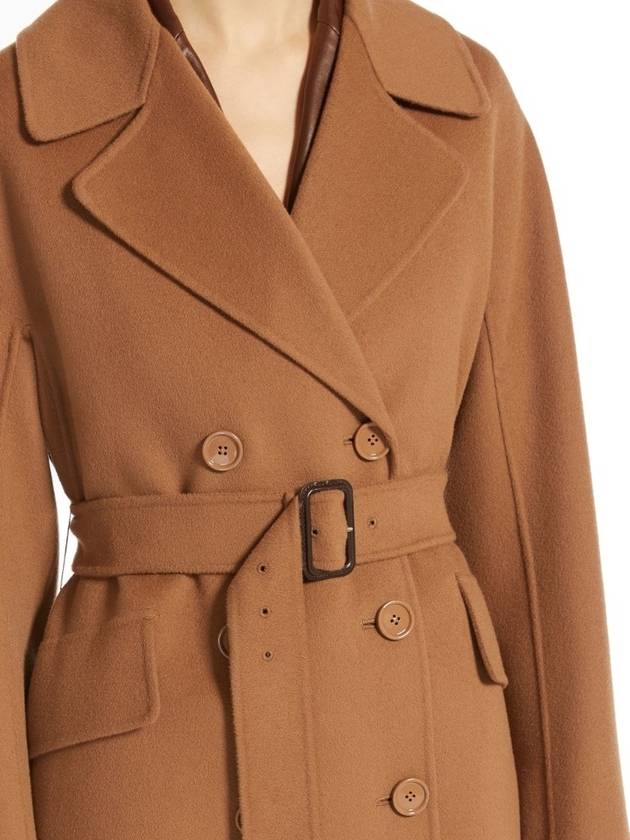 Eric Belt Wool Double Coat Caramel - MAX MARA - BALAAN 6