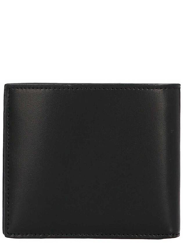 Tiny Cassandre East West Wallet in Matte Leather Black - SAINT LAURENT - BALAAN 3