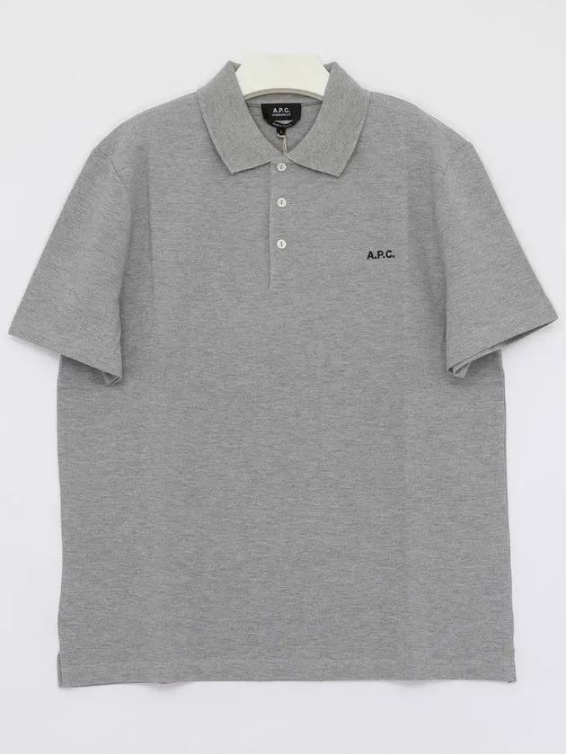 Carter Cotton Polo Shirt Grey - A.P.C. - BALAAN 2