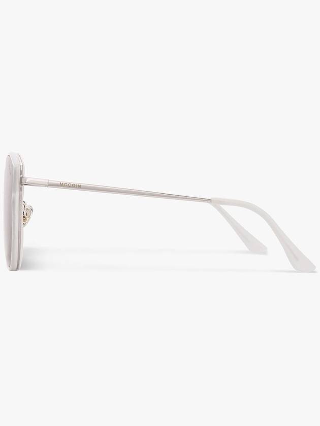 MARI2 04 Maritu White Brown Tinted Sunglasses - MCCOIN - BALAAN 3