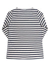 Galathee Striped Sailor Long Sleeve T-Shirt Blue - SAINT JAMES - BALAAN 3