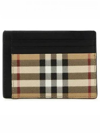 Vintage Check Money Clip Card Wallet Beige - BURBERRY - BALAAN 2