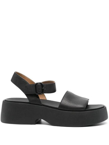 Tasha Leather Sandals Black - CAMPER - BALAAN 1