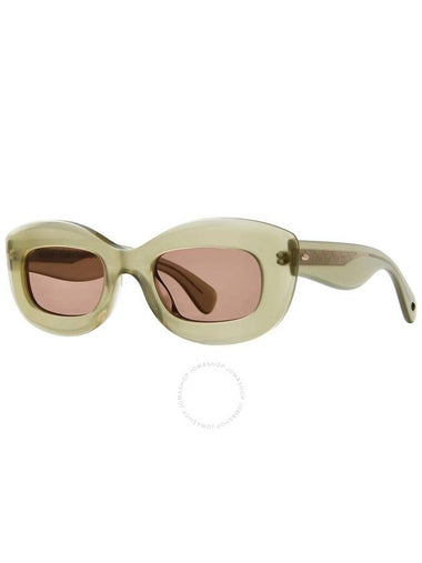 Garrett Leight DOLORES Bordeaux Cat Eye Ladies Sunglasses 2139 SG L/BOR 48 - GARRETT LEIGHT - BALAAN 1