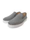 Silver Glitter Slips-On Grey - CHRISTIAN LOUBOUTIN - BALAAN 3