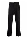 Men's Straight Pants Black - AMI - BALAAN 2