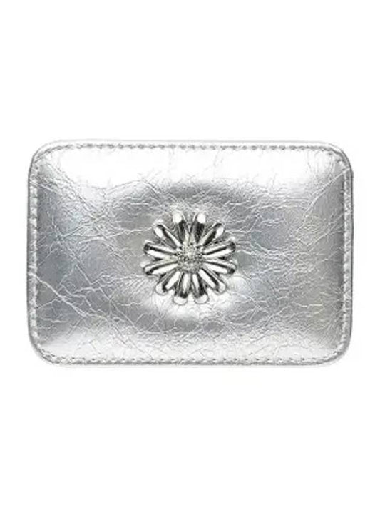 Daisy Slim Mini Card Wallet Silver - LE MASQUE - BALAAN 1