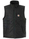 Gilliam vest jacket black 102286 001 - CARHARTT - BALAAN 3