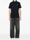 Pique Stretch Cotton Short Sleeve Polo Shirt Navy - STONE ISLAND - BALAAN 5