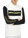 Men's Trans Half Zip Up Long Sleeve T-Shirt Offwhite - HORN GARMENT - BALAAN 6