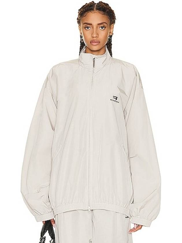 Logo Technical Track Jacket Beige - BALENCIAGA - BALAAN 2