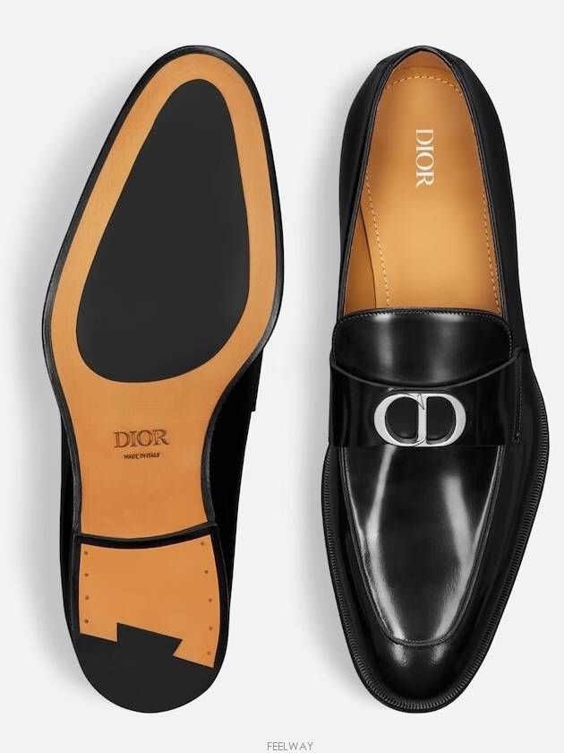 CD Icon Buckle Timeless Loafer Black - DIOR - BALAAN 3