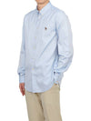 Zebra Patch Long Sleeve Shirt Light Blue - PAUL SMITH - BALAAN 5