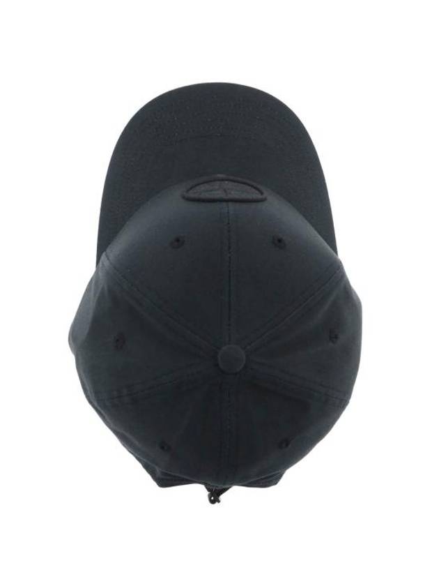 6 Panel Ball Cap Black - STONE ISLAND - BALAAN 3