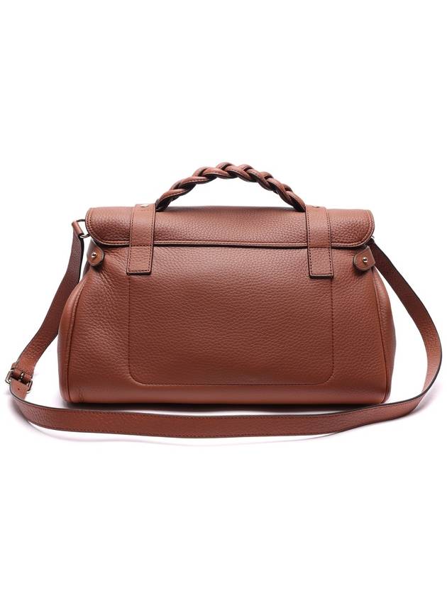 Alexa Medium Heavy Grain Tote Bag Chestnut - MULBERRY - BALAAN 5