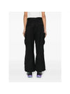 Y 3 Women s Pants Denim Drawstring Wide Cargo IN4373 BLACK - Y-3 - BALAAN 5