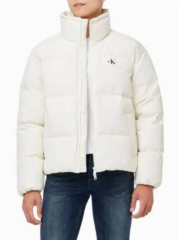 JEANS Unisex Relax Fit Short Puffer J400477 YBI - CALVIN KLEIN - BALAAN 1