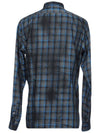 spray paint checked shirt - LANVIN - BALAAN 5