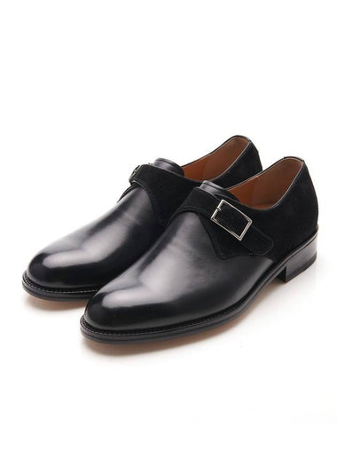 Aaron One Monk Strap Black - FLAP'F - BALAAN 1